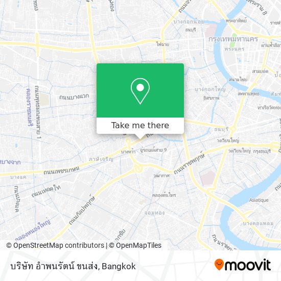 บริษัท อำพนรัตน์ ขนส่ง map