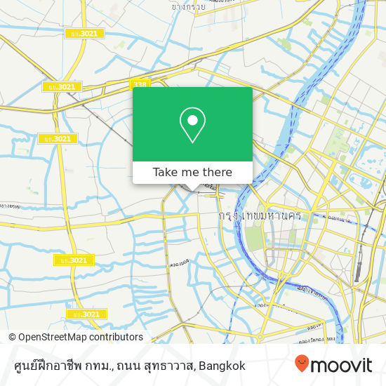 ศูนย์ฝึกอาชีพ กทม., ถนน สุทธาวาส map