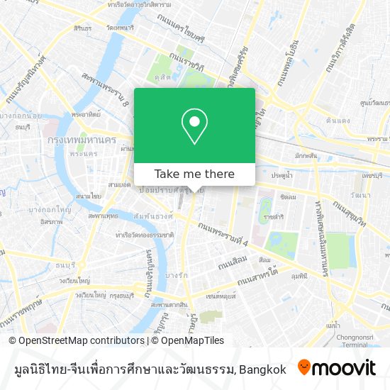 มูลนิธิไทย-จีนเพื่อการศึกษาและวัฒนธรรม map