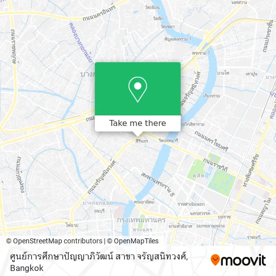 ศูนย์การศึกษาปัญญาภิวัฒน์ สาขา จรัญสนิทวงศ์ map