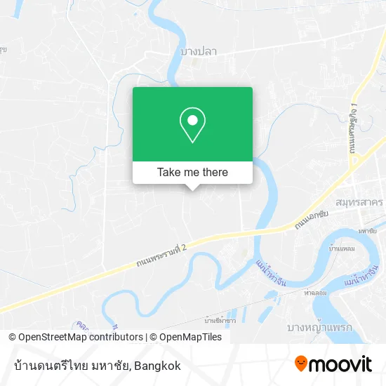 บ้านดนตรีไทย มหาชัย map