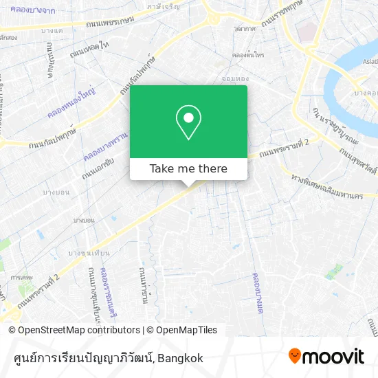 ศูนย์การเรียนปัญญาภิวัฒน์ map