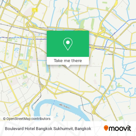 Boulevard Hotel Bangkok Sukhumvit map