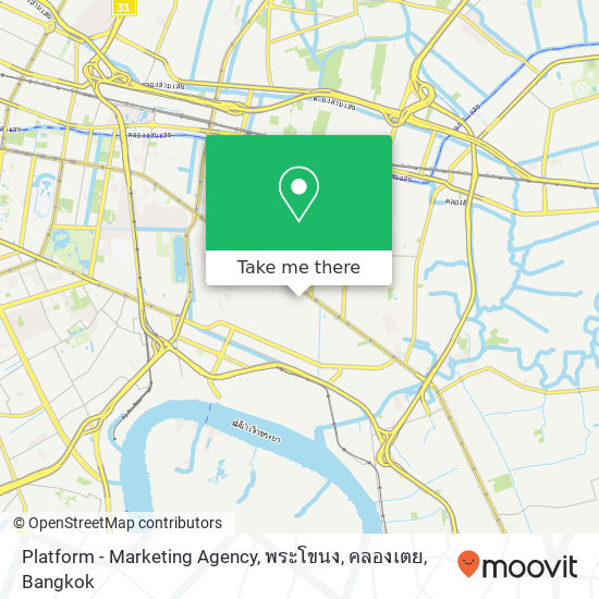 Platform - Marketing Agency, พระโขนง, คลองเตย map