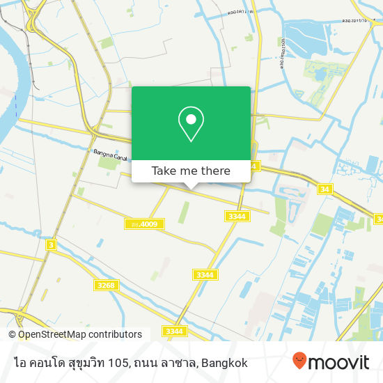 ไอ คอนโด สุขุมวิท 105, ถนน ลาซาล map