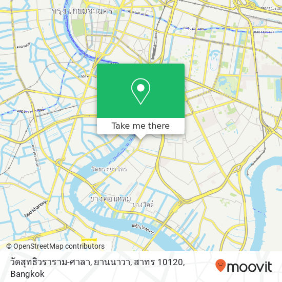 วัดสุทธิวราราม-ศาลา, ยานนาวา, สาทร 10120 map