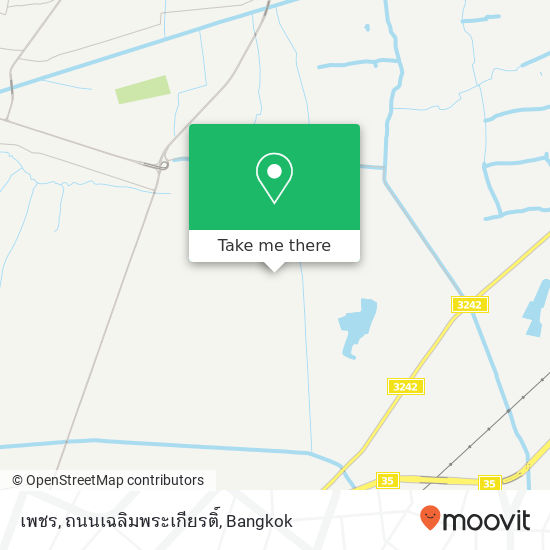 เพชร, ถนนเฉลิมพระเกียรติ์ map