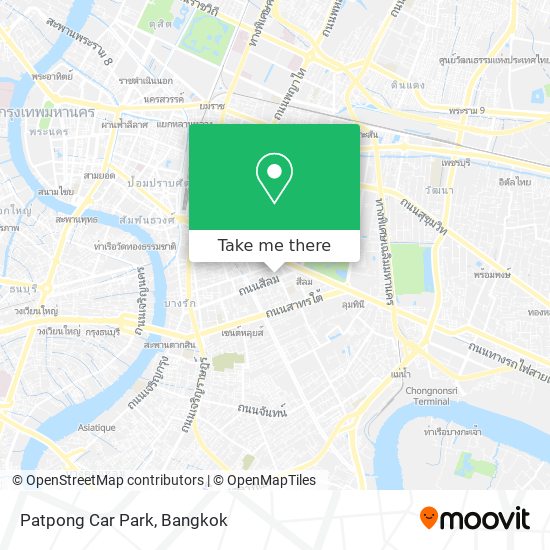 Patpong Car Park map