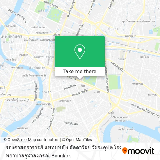 รองศาสตราจารย์ แพทย์หญิง ลัดดาวัลย์ วัชระคุปต์ โรงพยาบาลจุฬาลงกรณ์ map