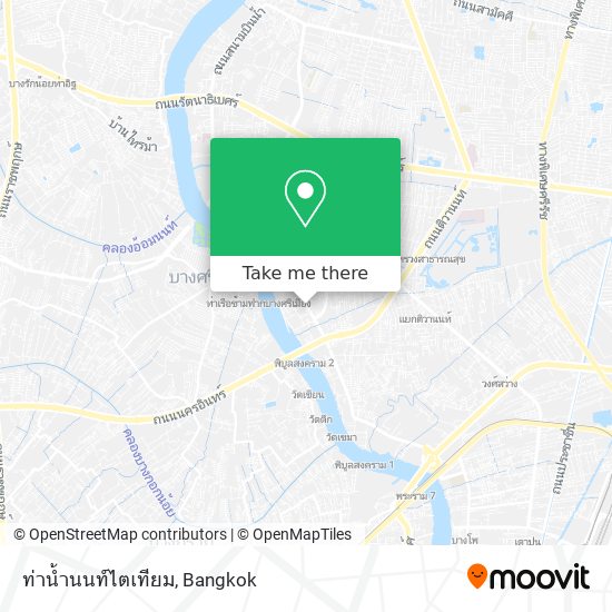 ท่าน้ำนนท์ไตเทียม map