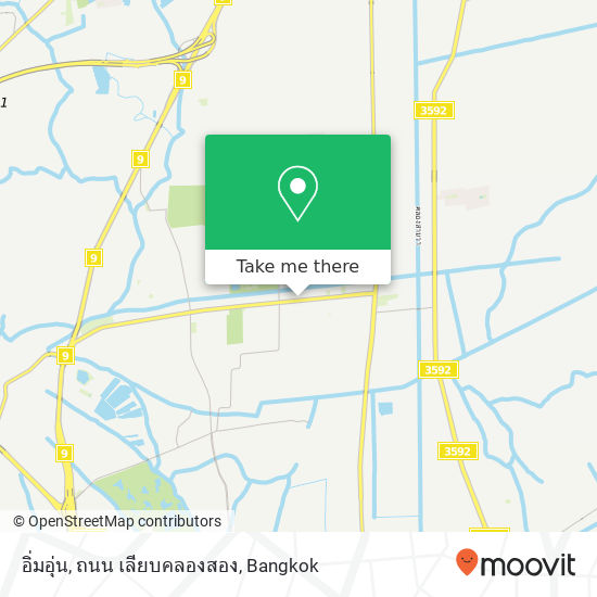 อิ่มอุ่น, ถนน เลียบคลองสอง map