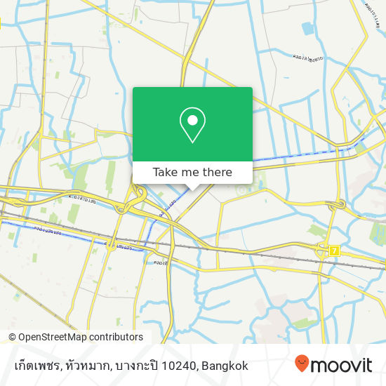 เก็ตเพชร, หัวหมาก, บางกะปิ 10240 map