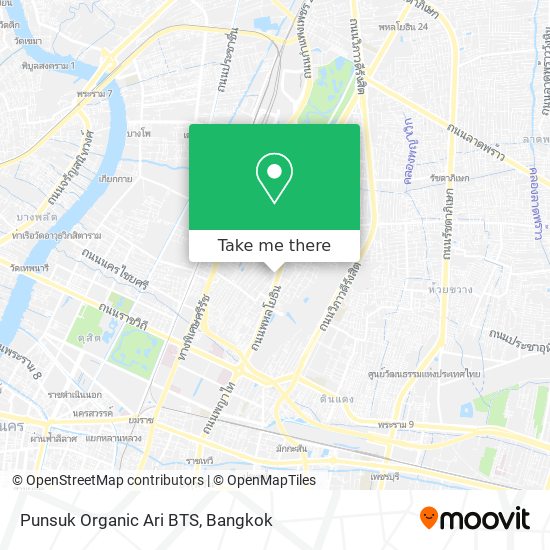 Punsuk Organic Ari BTS map