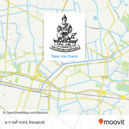 ม.รามคำแหง map