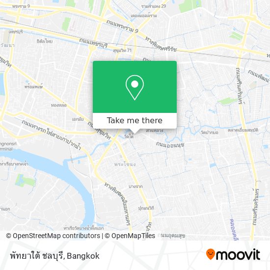 พัทยาใต้ ชลบุรี map