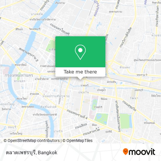 ตลาดเพชรบุรี map