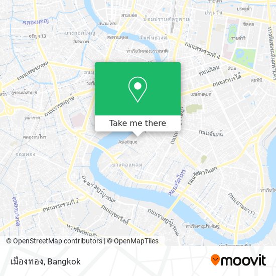 เมืองทอง map