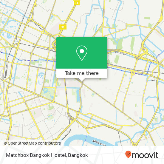 Matchbox Bangkok Hostel map