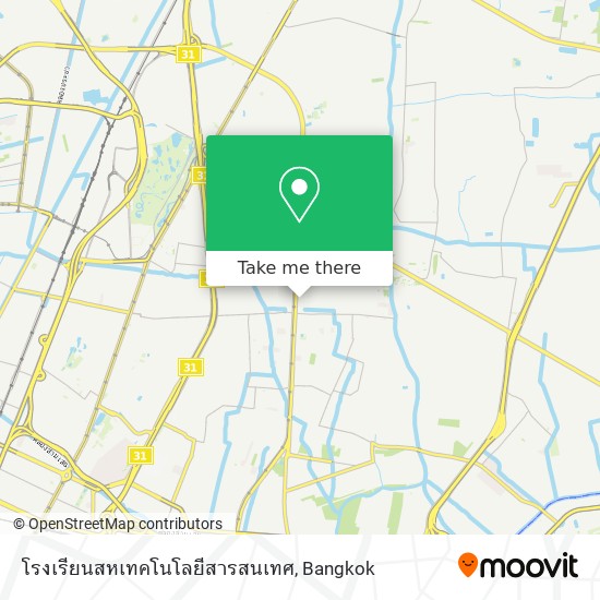 โรงเรียนสหเทคโนโลยีสารสนเทศ map