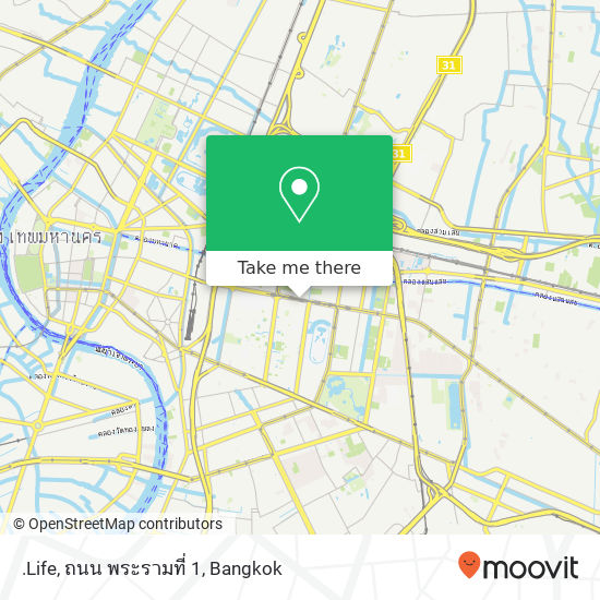 .Life, ถนน พระรามที่ 1 map