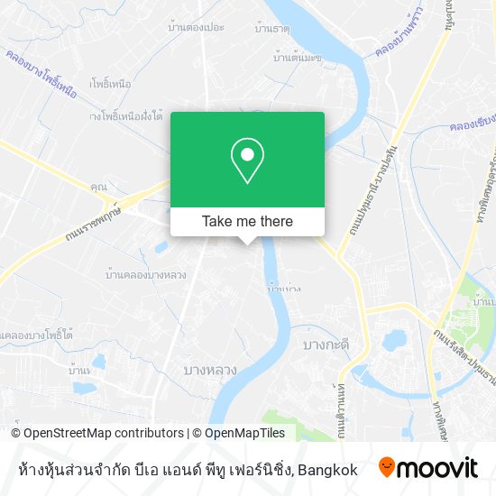 ห้างหุ้นส่วนจำกัด บีเอ แอนด์ พีทู เฟอร์นิชิ่ง map