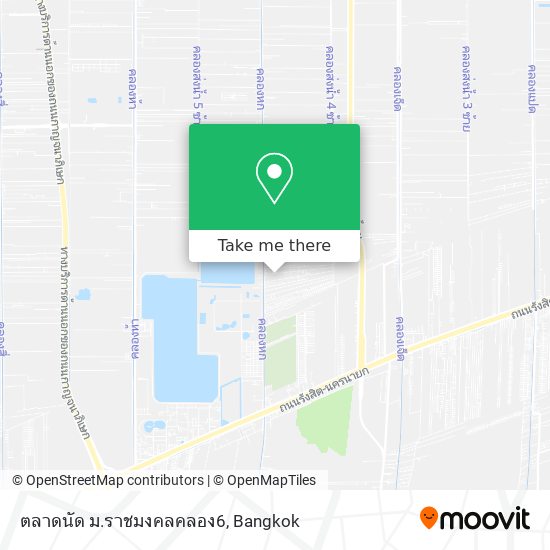 ตลาดนัด ม.ราชมงคลคลอง6 map
