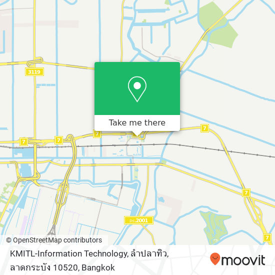 KMITL-Information Technology, ลำปลาทิว, ลาดกระบัง 10520 map