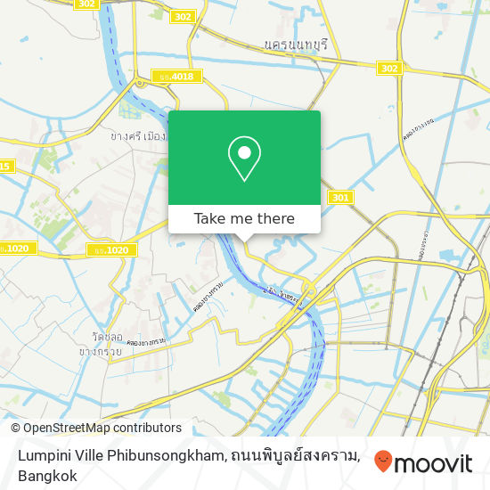 Lumpini Ville Phibunsongkham, ถนนพิบูลย์สงคราม map