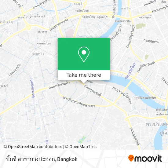 บิ๊กซี สาขาบางปะกอก map