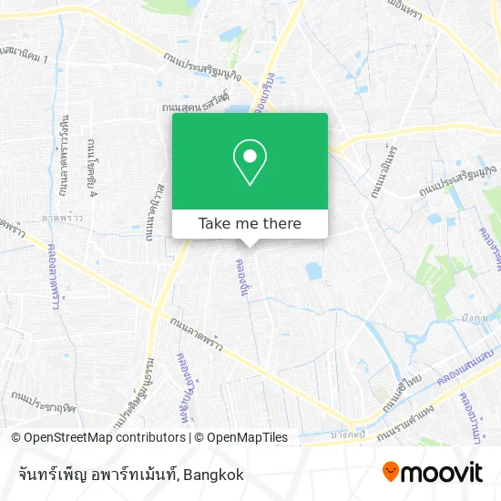 จันทร์เพ็ญ อพาร์ทเม้นท์ map