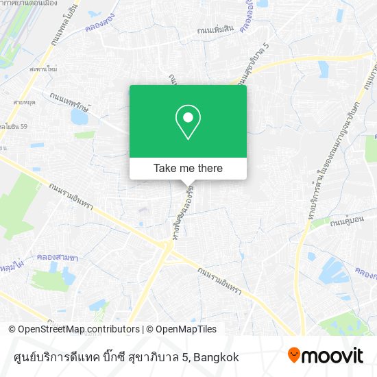 ศูนย์บริการดีแทค บิ๊กซี สุขาภิบาล 5 map