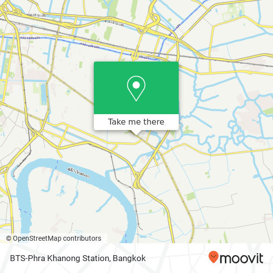 BTS-Phra Khanong Station map