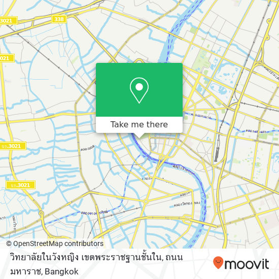 วิทยาลัยในวังหญิง เขตพระราชฐานชั้นใน, ถนน มหาราช map