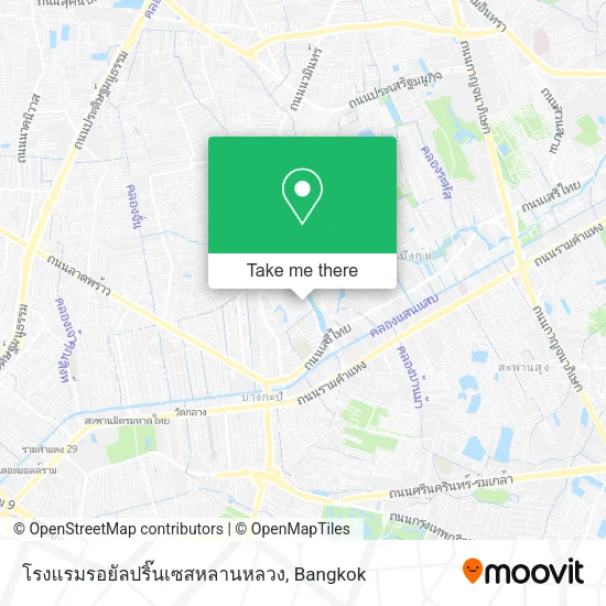 โรงแรมรอยัลปริ๊นเซสหลานหลวง map