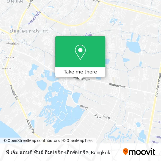 พี.เอ็ม.แอนด์ ซันส์ อิมปอร์ต-เอ็กซ์ปอร์ต map