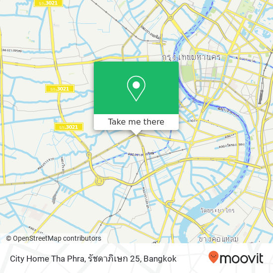 City Home Tha Phra, รัชดาภิเษก 25 map