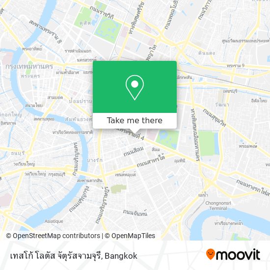 เทสโก้ โลตัส จัตุรัสจามจุรี map