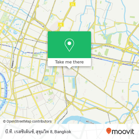 บี.ที. เรสซิเด้นซ์, สุขุมวิท 8 map