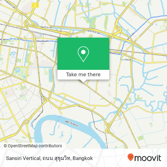 Sansiri Vertical, ถนน สุขุมวิท map