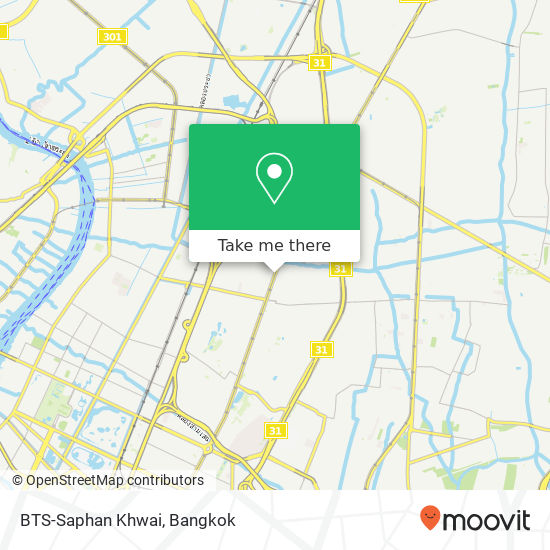 BTS-Saphan Khwai map