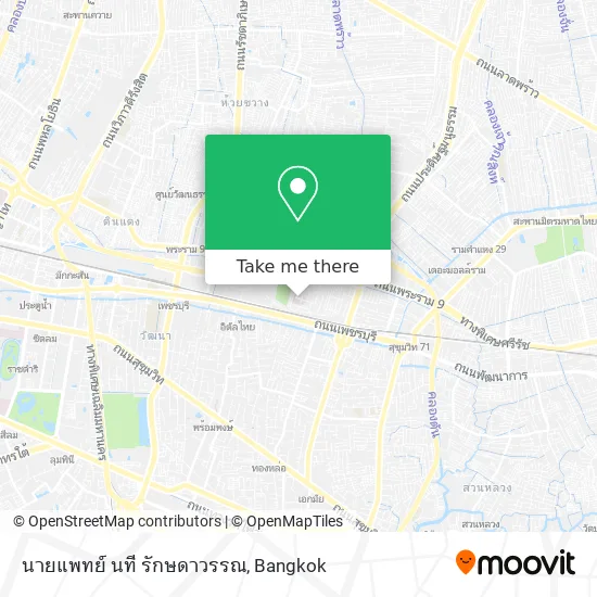 นายแพทย์ นที รักษดาวรรณ map