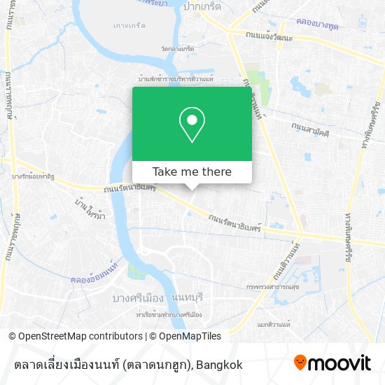 ตลาดเลี่ยงเมืองนนท์ (ตลาดนกฮูก) map