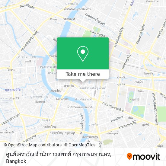 ศูนย์เอราวัณ สำนักการแพทย์ กรุงเทพมหานคร map