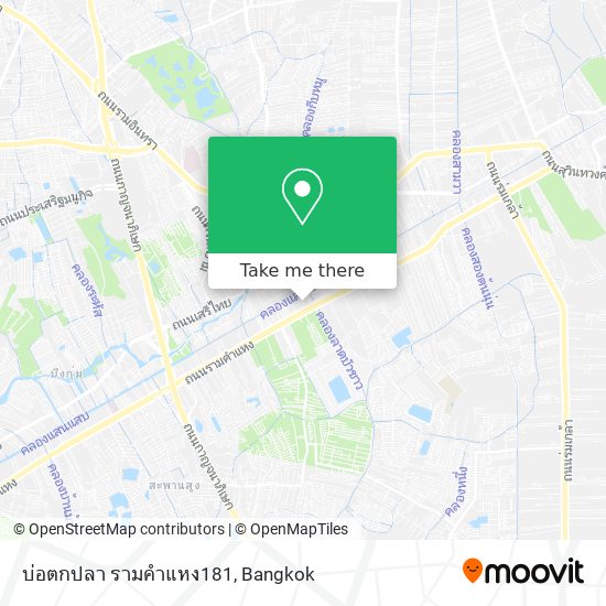 บ่อตกปลา รามคำแหง181 map