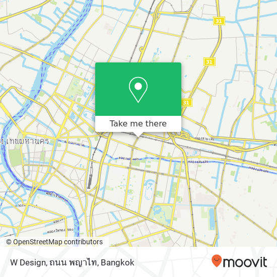 W Design, ถนน พญาไท map