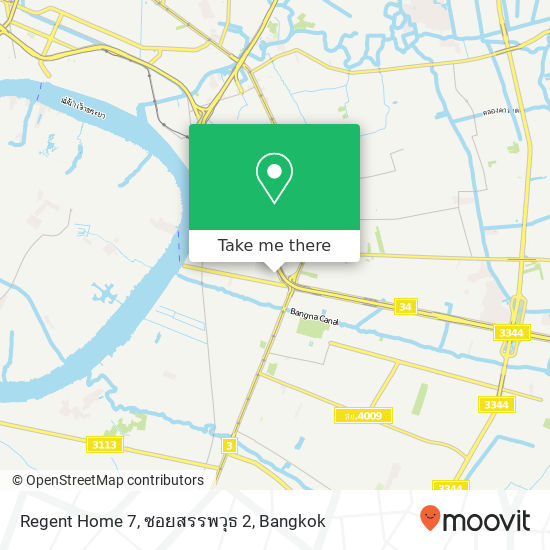 Regent Home 7, ซอยสรรพวุธ 2 map