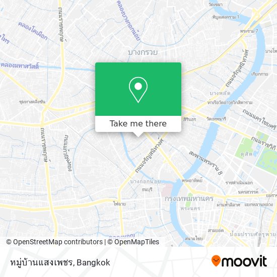 หมู่บ้านแสงเพชร map