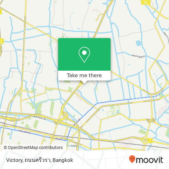 Victory, ถนนศรีวรา map