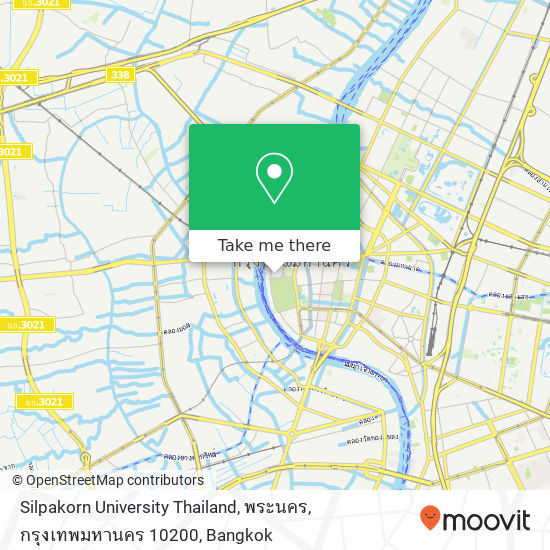 Silpakorn University Thailand, พระนคร, กรุงเทพมหานคร 10200 map