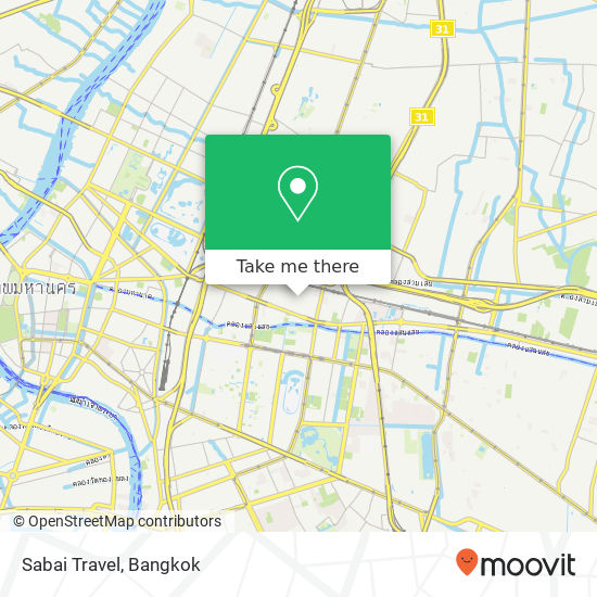 Sabai Travel map